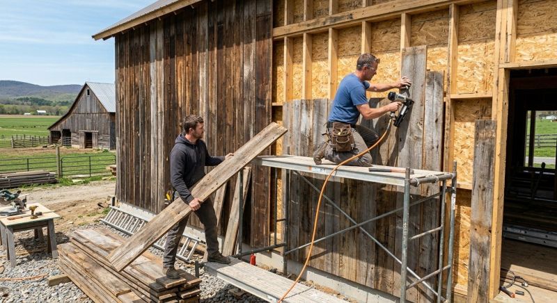 Barn Siding Installation in Carleton, MI