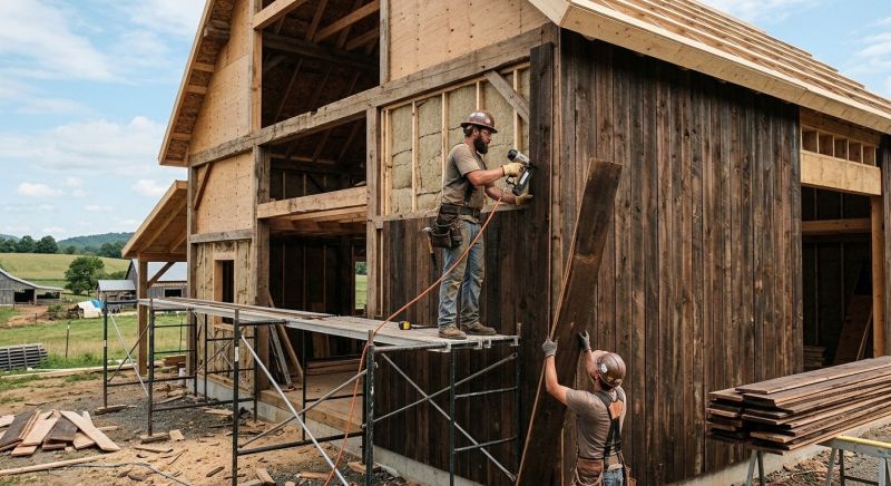 Barn Siding Installation in Ida, MI