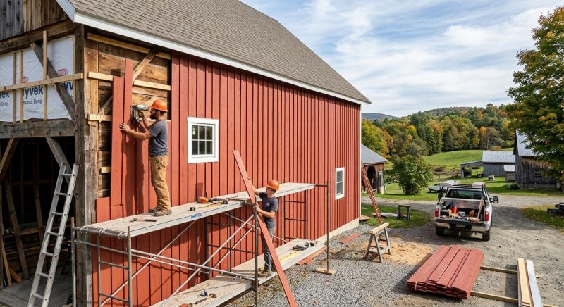 Barn Siding Installation in Ida, MI