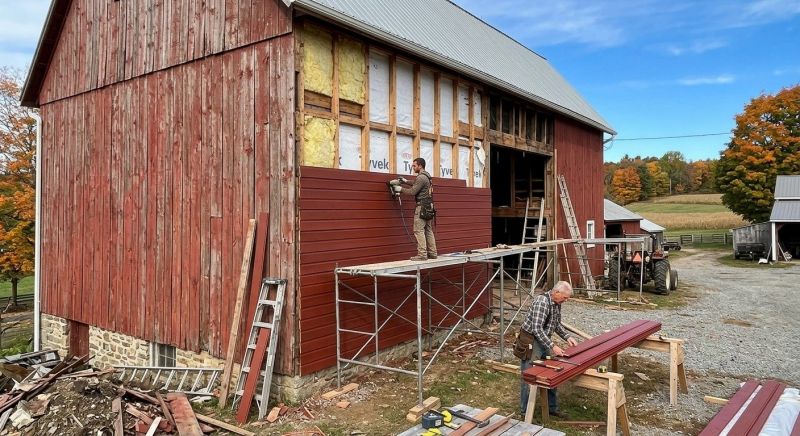 Barn Siding Replacement in Pinckney, MI