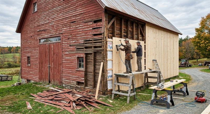 Barn Siding Replacement in Wixom, MI