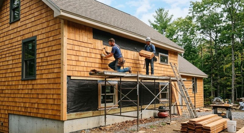 Cedar Siding Installation in Milan, MI