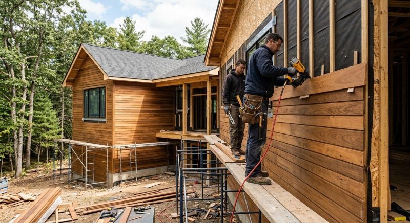 Hardwood Siding Installation in Newport, MI