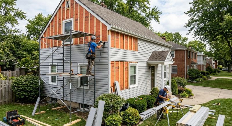 House Siding Installation in Washtenaw County, MI
