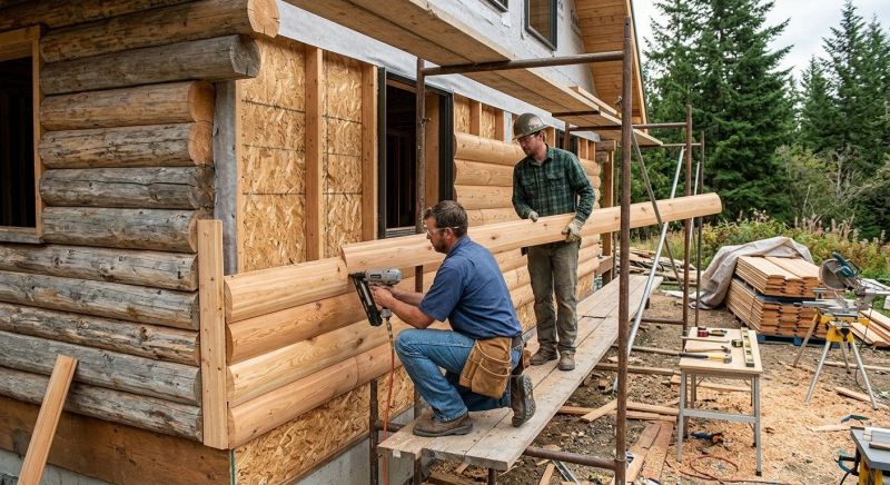 Log Siding Installation in Chelsea, MI
