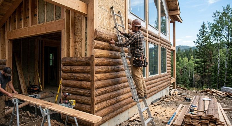 Log Siding Installation in Clinton, MI