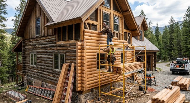 Log Siding Installation in Redford, MI