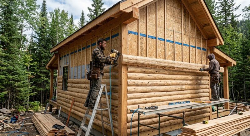 Log Siding Installation in Trenton, MI