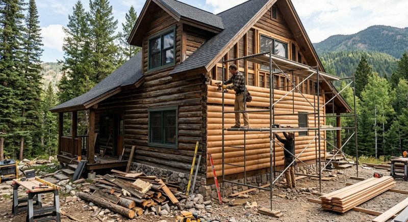 Log Siding Replacement in Washtenaw County, MI