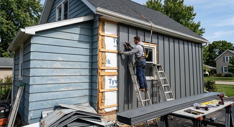 Metal Siding Replacement in Wayne, MI