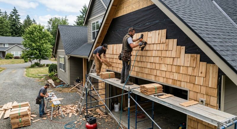 Shake Siding Installation in Carleton, MI
