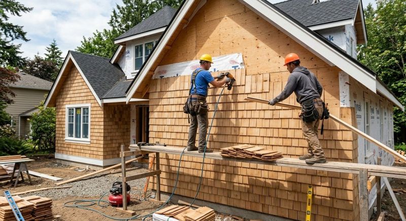 Shake Siding Installation in Newport, MI