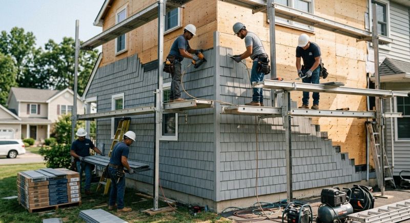Shingle Siding Installation in Washtenaw County, MI