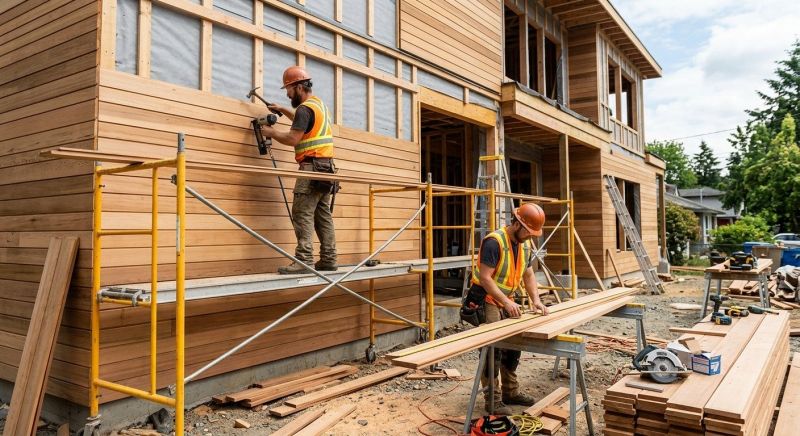 Wood Cladding Installation in Dearborn Heights, MI