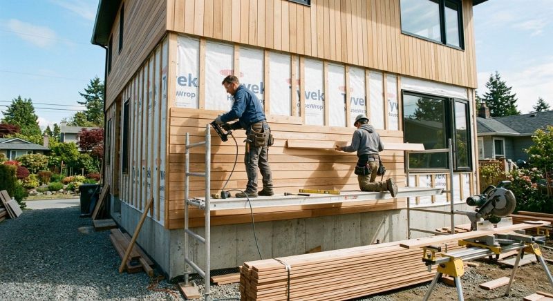 Wood Cladding Installation in Dearborn, MI