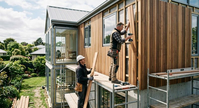 Wood Cladding Installation in Milford, MI