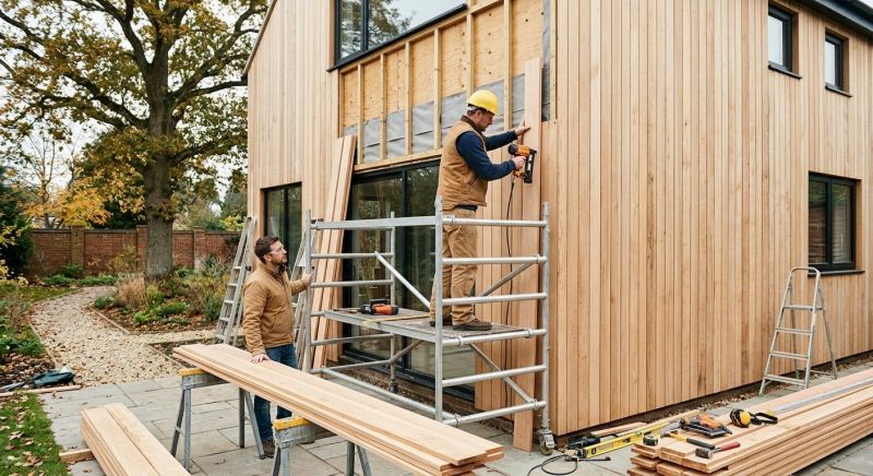 Wood Cladding Installation in Taylor, MI