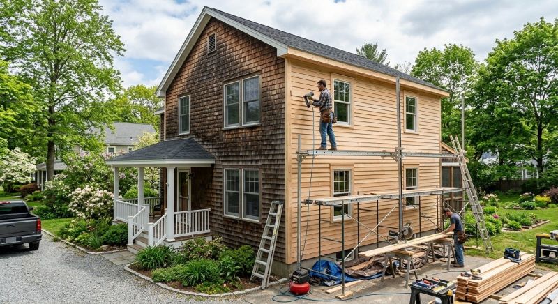 Wood Siding Installation in Ida, MI
